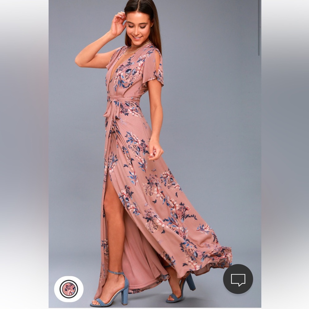 Lulus Floral Maxi Dress